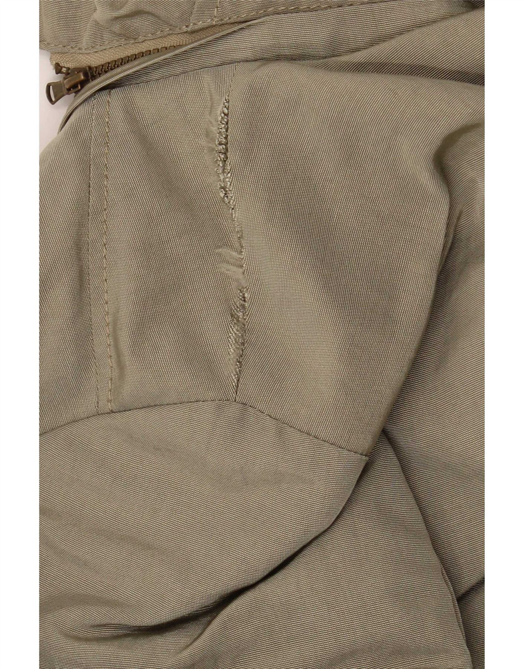 Marella Manteau matelassé surdimensionné à capuche pour femme UK 8 Small Kaki Polyamide
