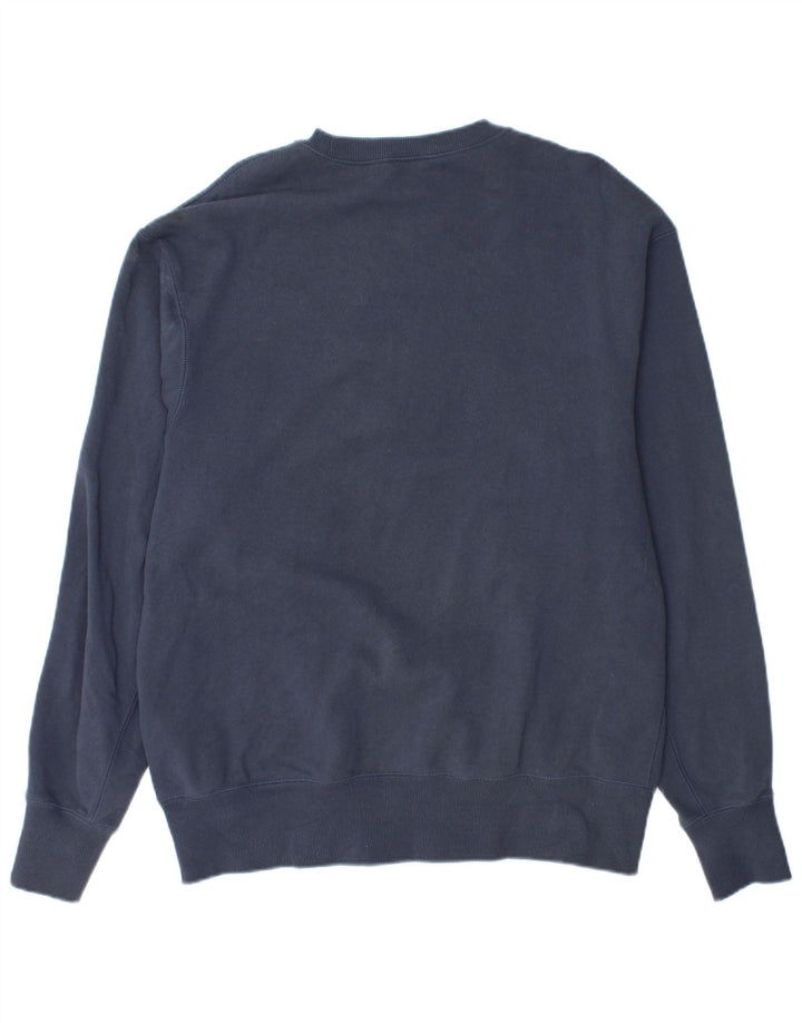 ADIDAS Sweat-Shirt Homme Bleu Marine Moyen Coton