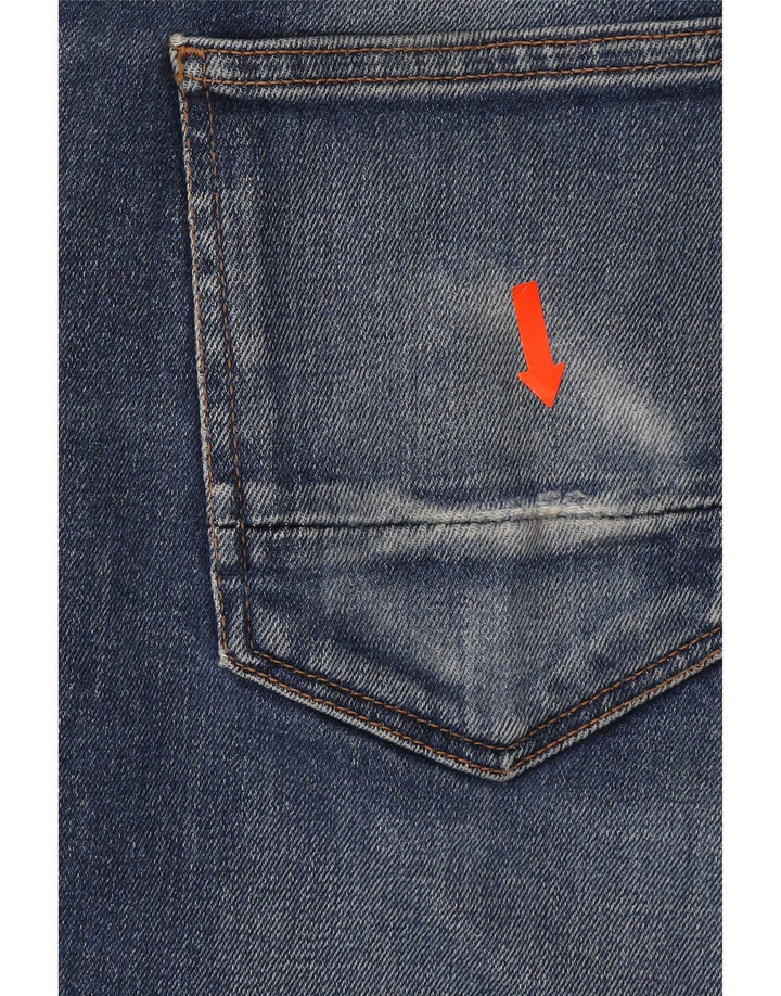 Zara Jean slim pour homme EU 42 Large W32 L30 Bleu