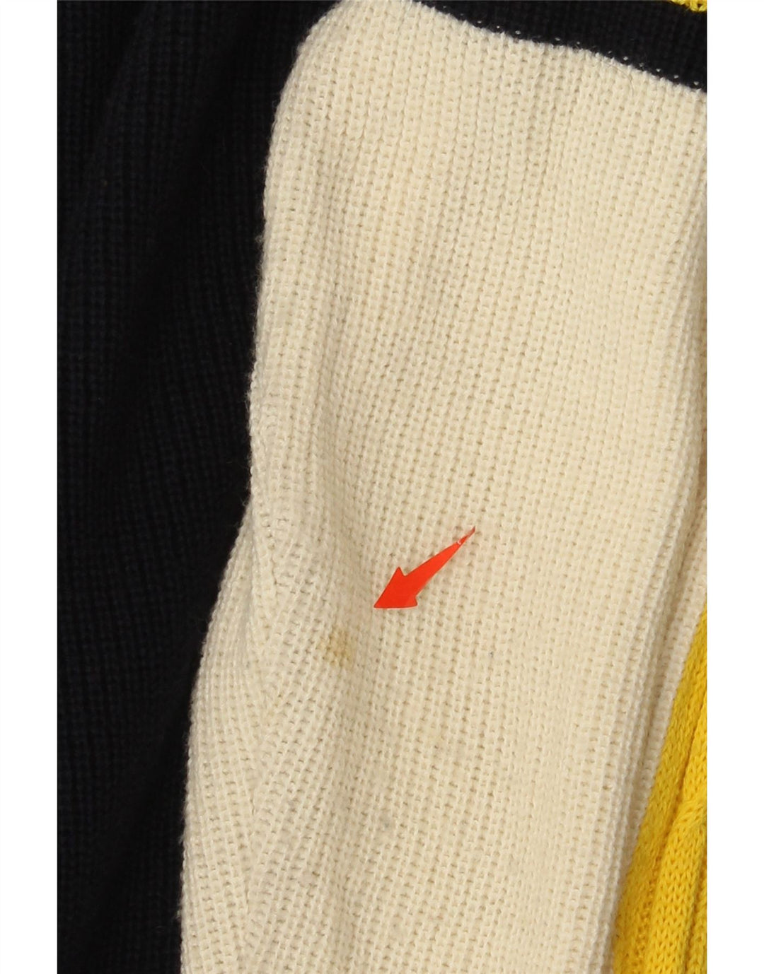 Good Luck Pull à col rond pour homme IT 50 en laine color block noir moyen