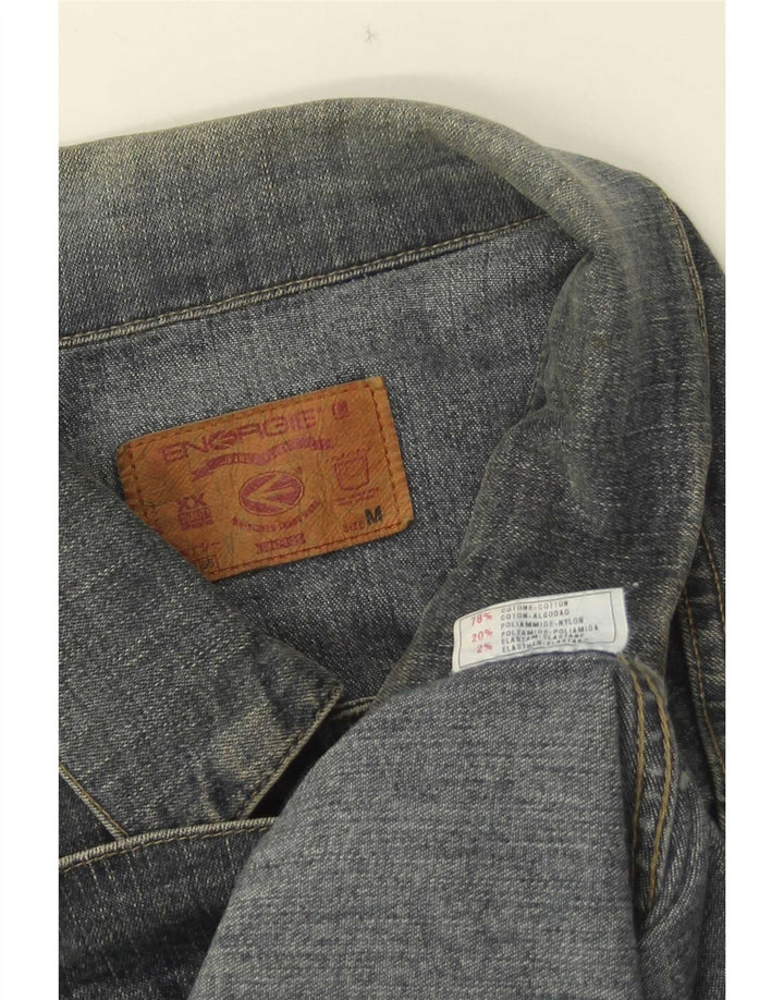Energie Veste en jean pour homme UK 38 Bleu moyen Coton