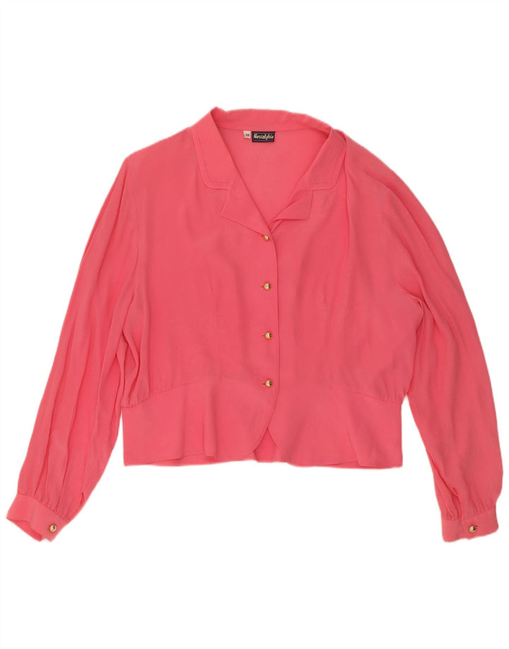 Nostalghia Chemisier Femme IT 45 Grande Soie Rose