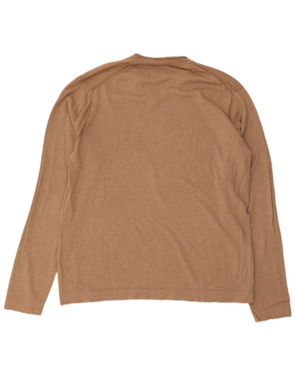 Marlboro Classics Pull col V pour homme XL Beige