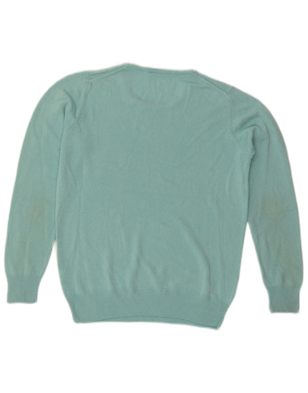 Marks & Spencer Pull ras du cou pour femme UK 10 Small Turquoise