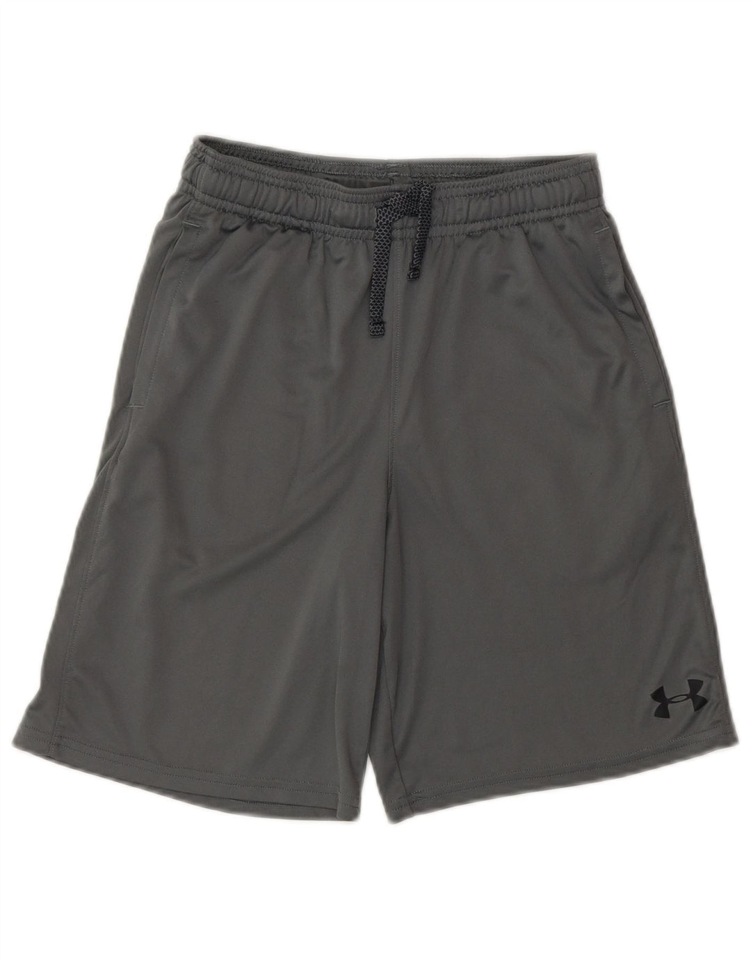 Under Armour Short de sport Heat Gear pour garçon 9-10 ans Gris moyen