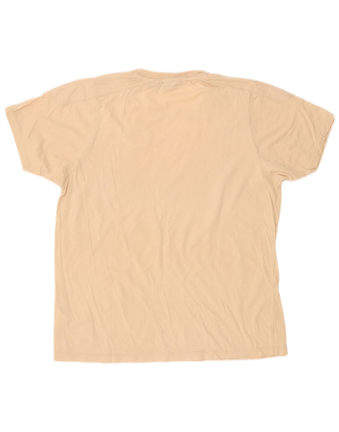 Fila Homme T-Shirt Graphique Haut Large Beige Coton
