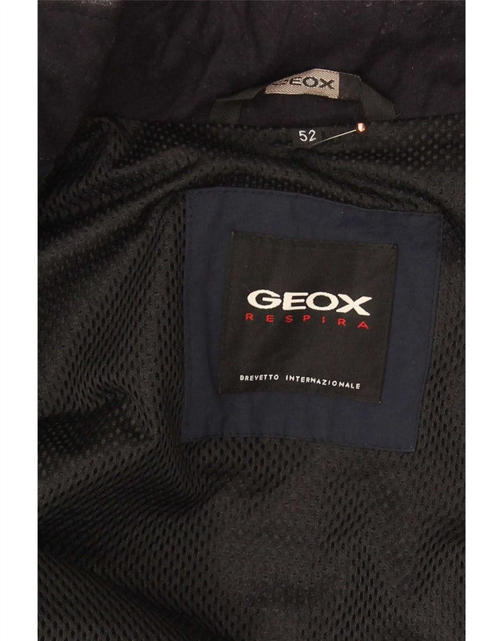 Geox Veste Utilitaire Respira IT 52 XL Bleu Marine Polyamide Homme