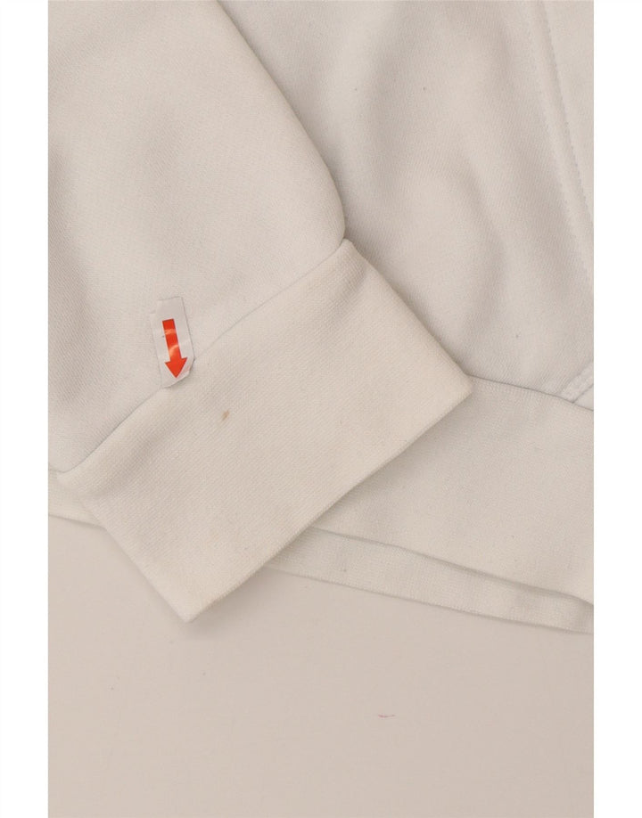 Adidas Pull à capuche pour homme Petit coton blanc