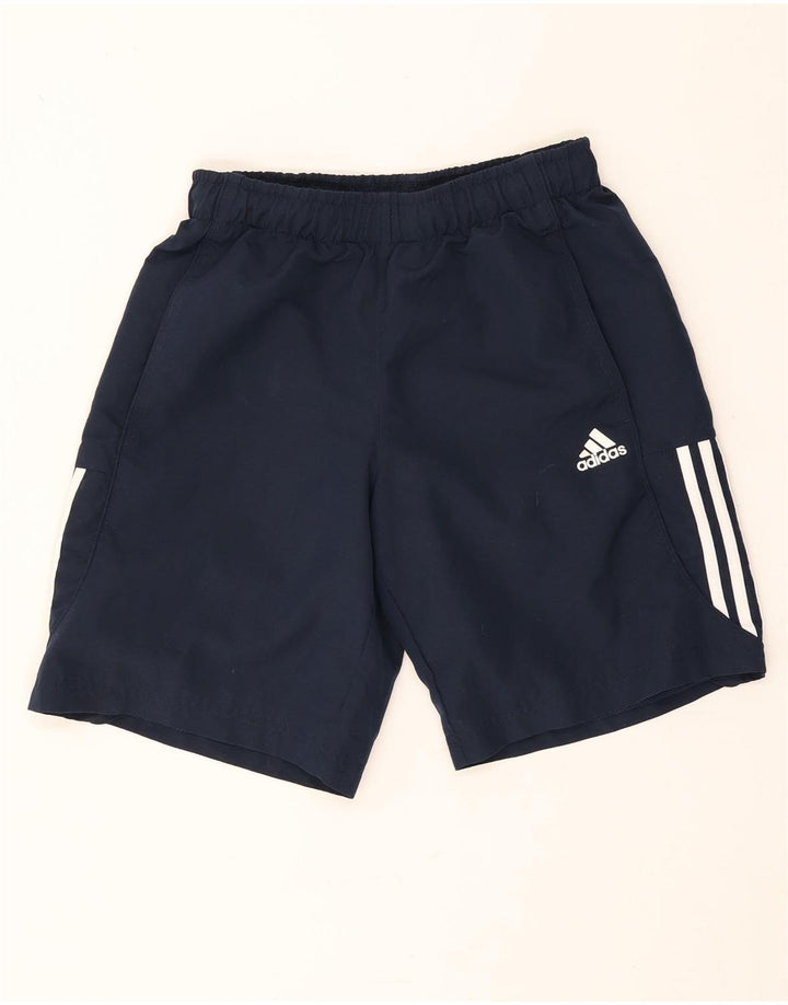 Adidas Hommes Climalite Sport Shorts Petit Bleu Marine Polyester