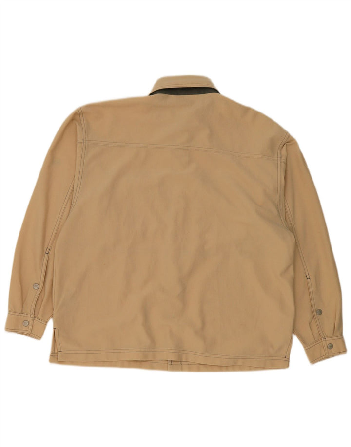 Diadora Chemise ample pour homme UK 36 Petit Beige Polyester