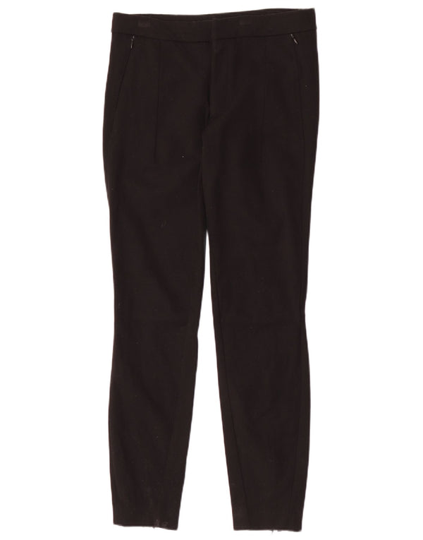 Zara Pantalon Chino Skinny Femme Moyen W28 L28 Noir