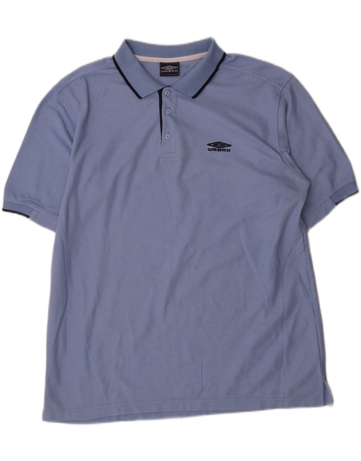 Umbro Polo Homme XL Bleu Polyester