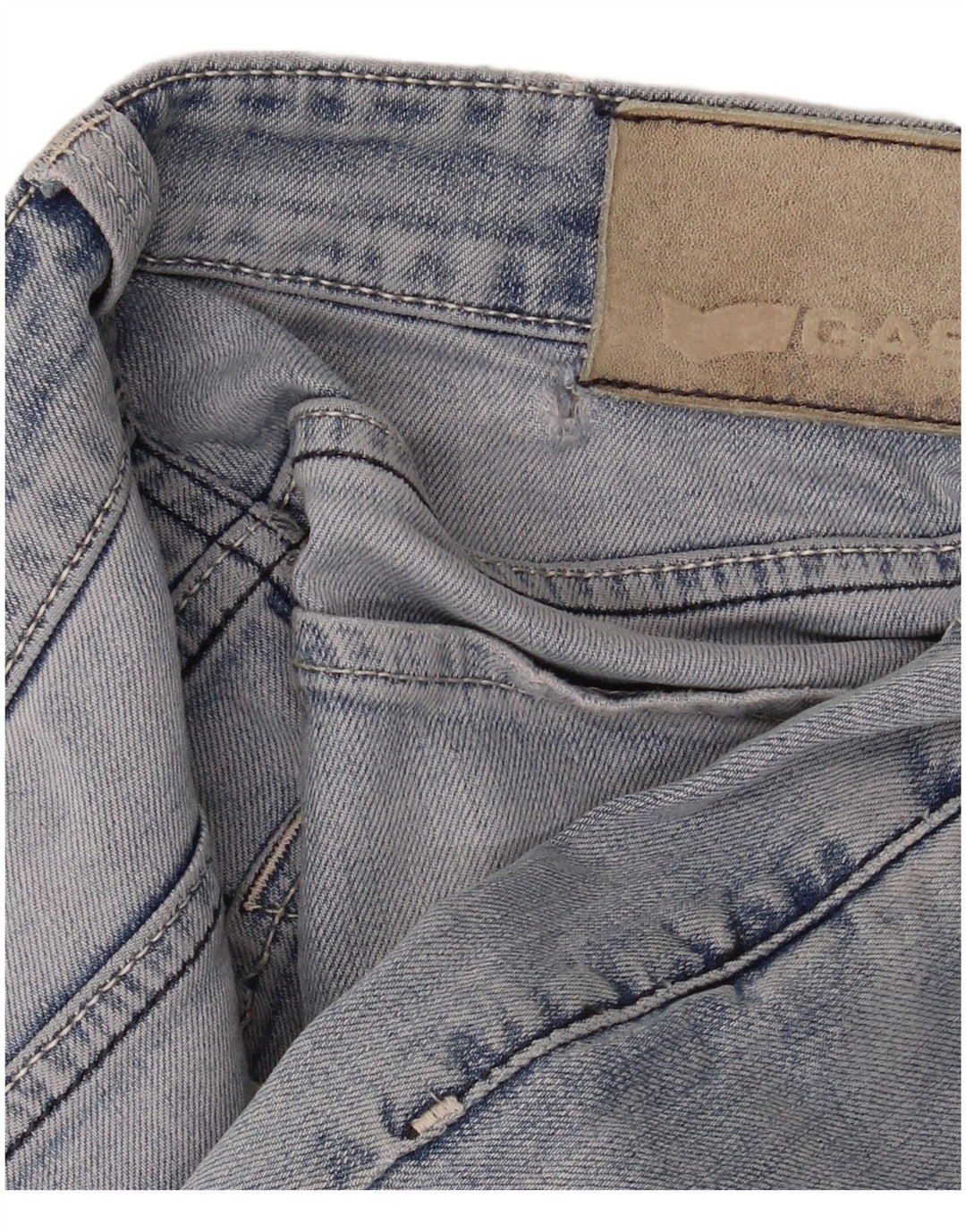 Gas Jean Slim Femme W30 L34 Bleu Coton