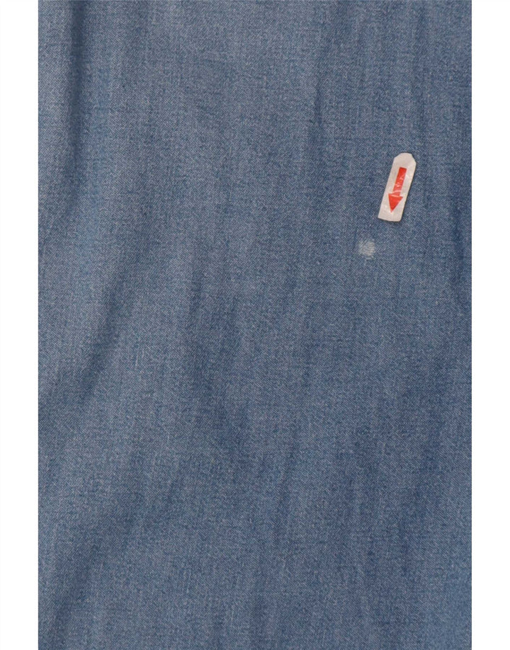 Casucci Chemise en Jean Petit Bleu Homme