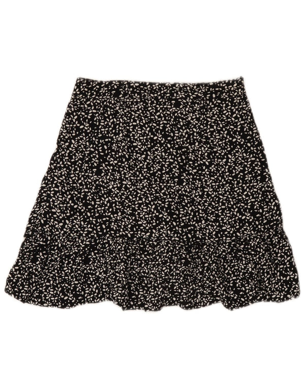 Roxy Mini jupe à volants pour femme XS W25 Noir Floral Viscose