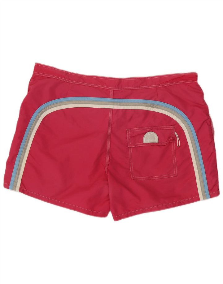 SUNDEK Short de Bain Homme XL Nylon Rayé Rose