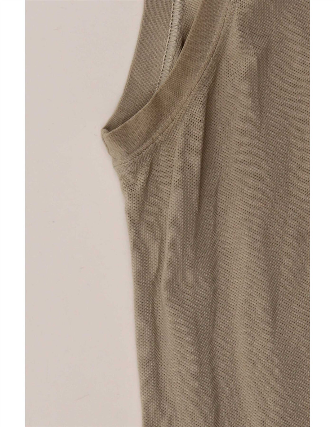 Lacoste Polo sans manches pour femme EU 42 Large Gris