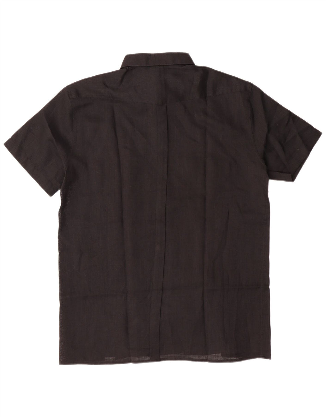 PLAY Hommes Voir à travers Voir à travers la chemise Taille 16 41 Grand Polyester Noir