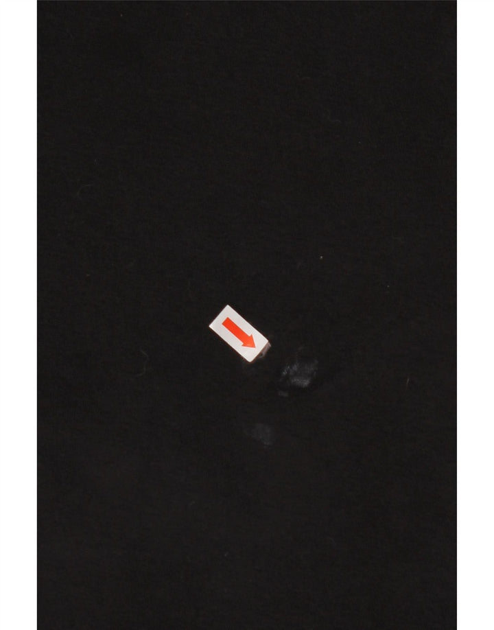 ADIDAS Pull à capuche graphique pour femme UK 24/26 2XL Coton noir