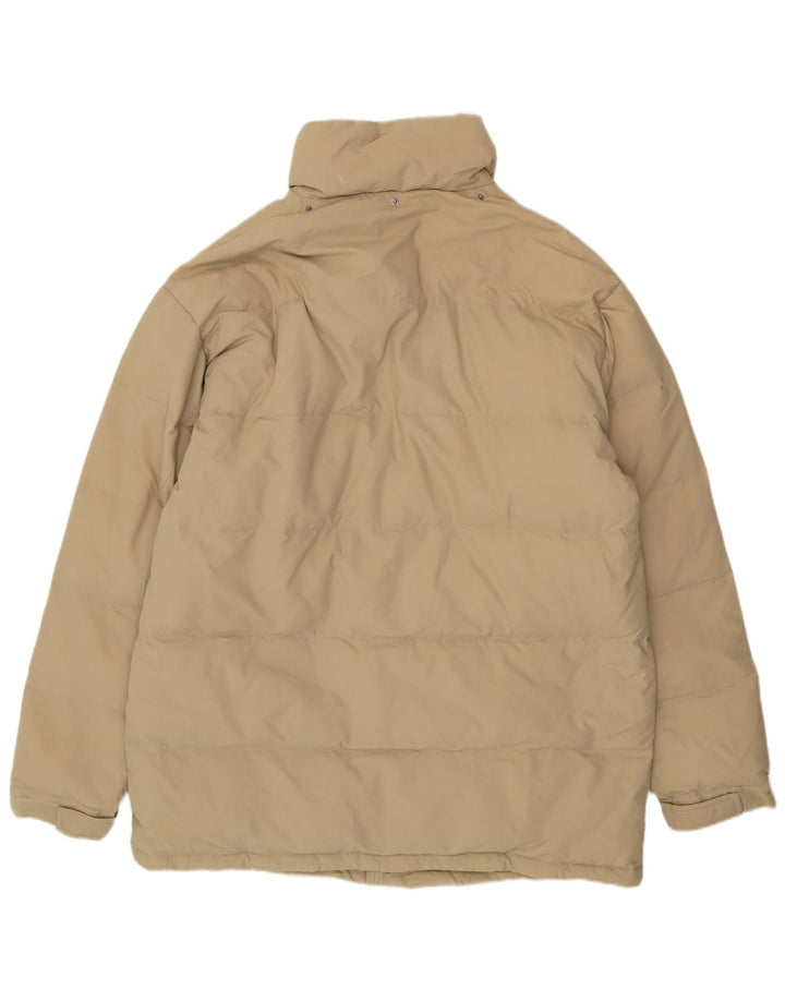 Fila Manteau rembourré pour homme UK 40 Large Beige Nylon