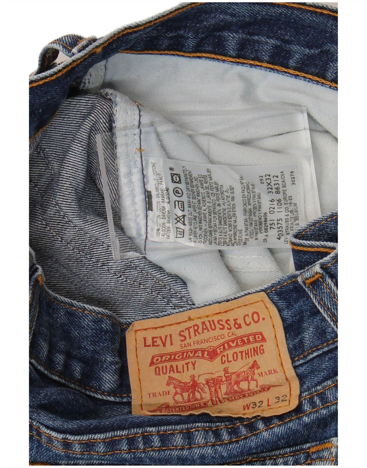 Levi's Jean Droit W32 L27 Homme Bleu Coton