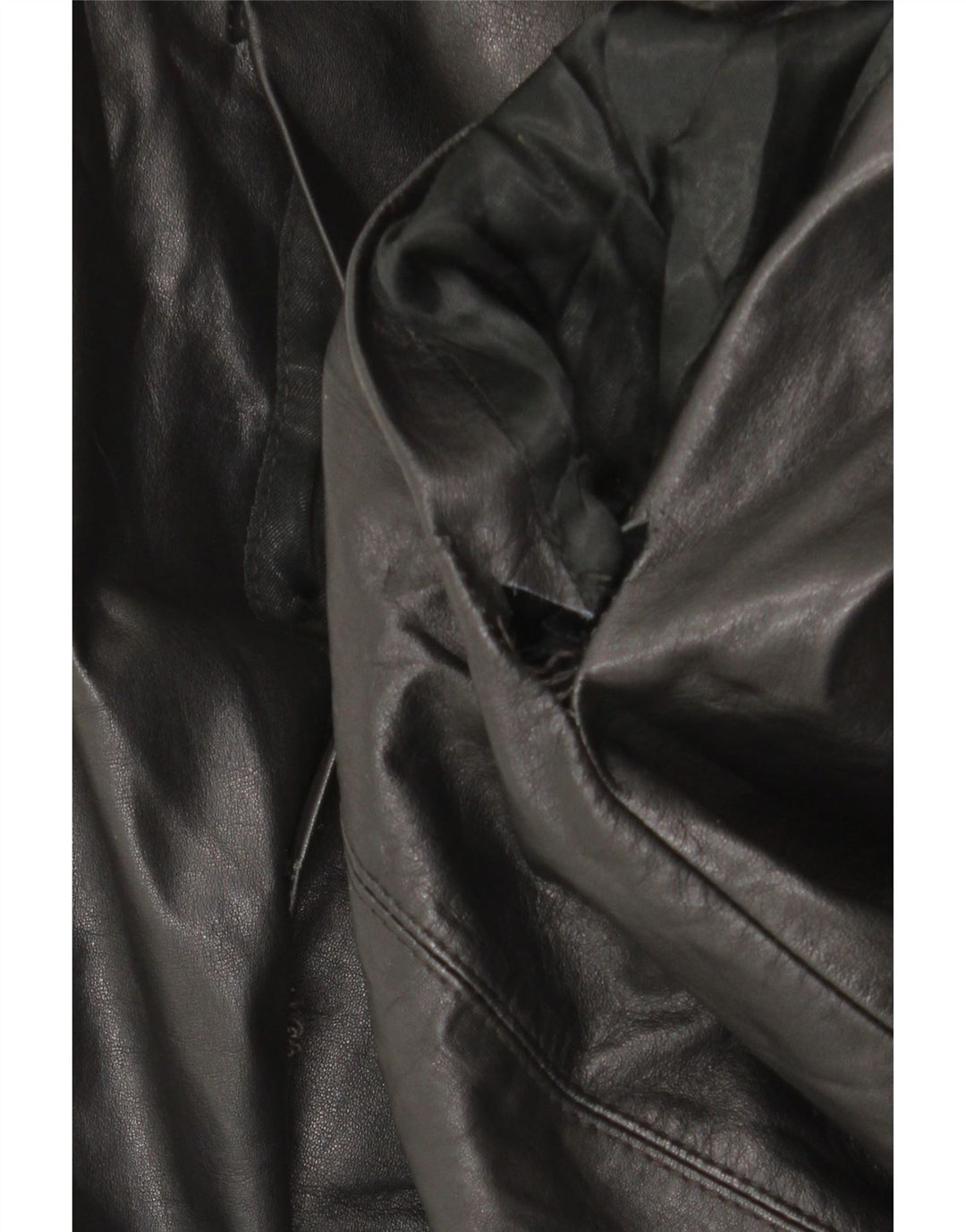 Klima Manteau en cuir pour femme UK 10 Petit Noir