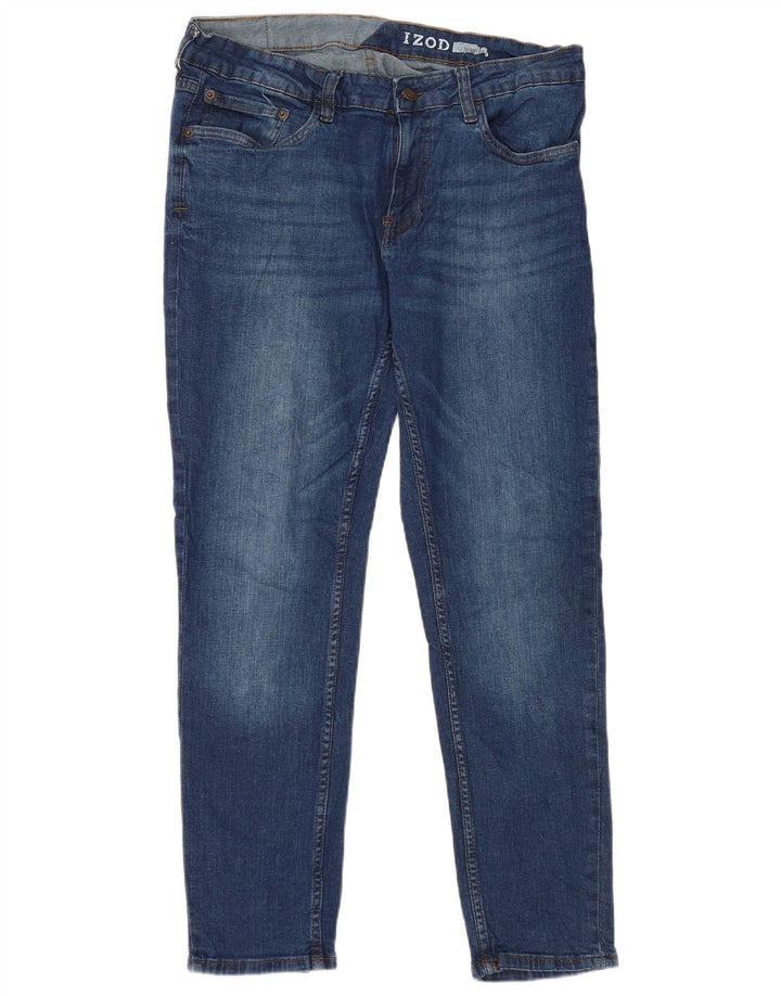 Izod Jean Skinny Homme W34 L28 Bleu