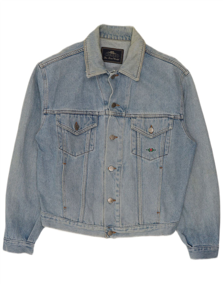 CHARRO Veste en Jean Homme UK 38 Bleu Moyen Coton