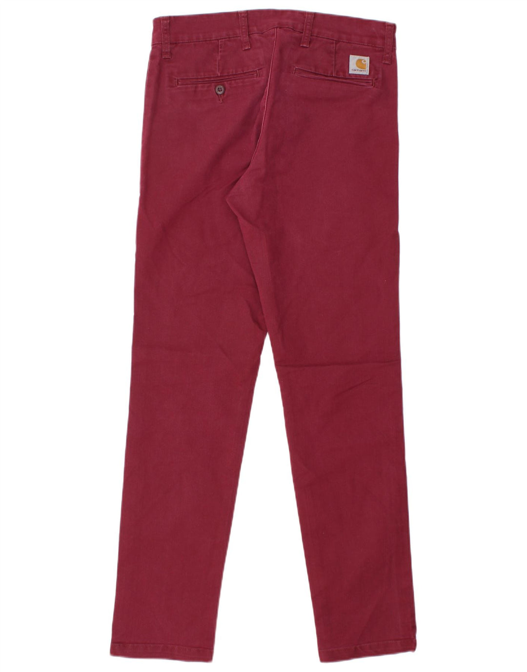 CARHARTT Pantalon Chino Slim Femme W31 L30 Coton Bordeaux