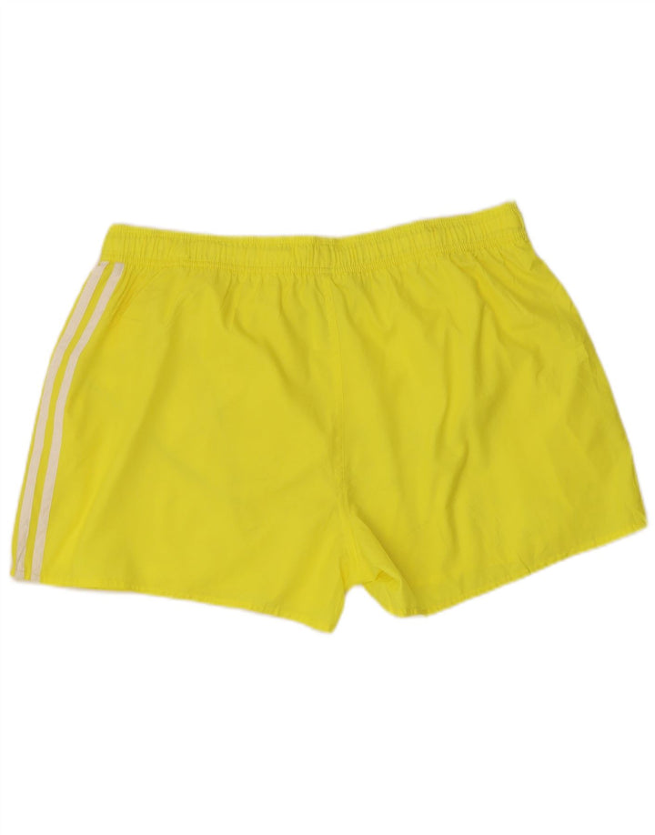 Adidas Short de sport pour homme XL Jaune Polyester
