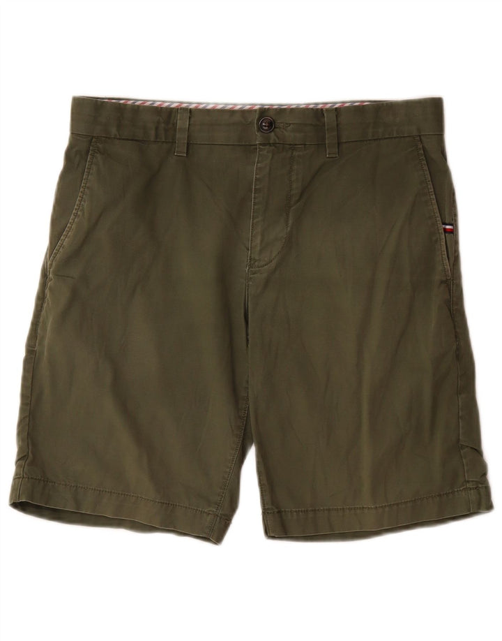 Tommy Hilfiger Short Chino Homme W30 Coton Kaki Moyen