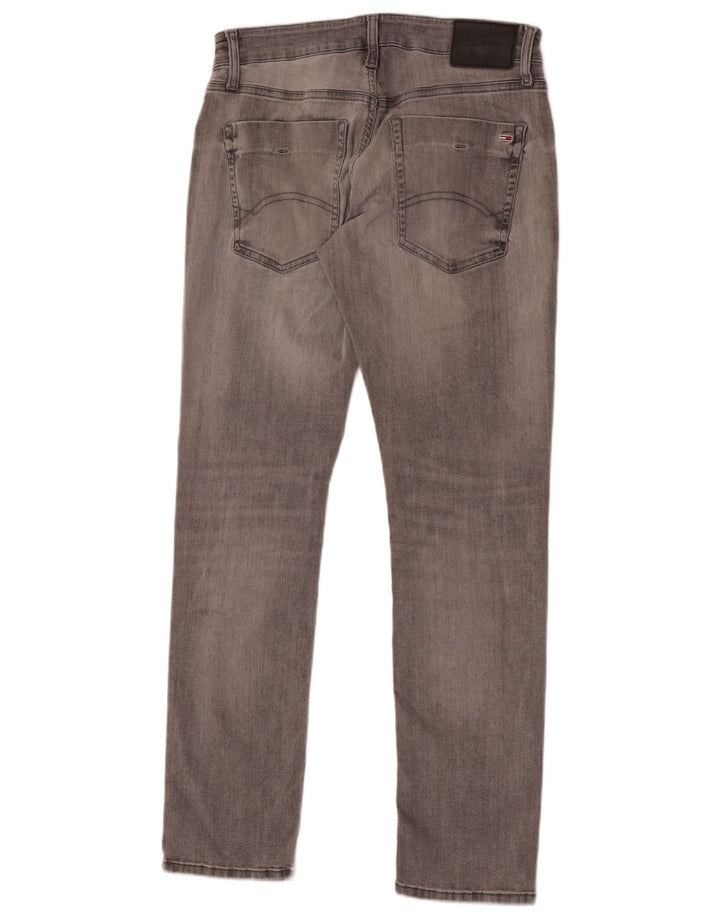 Tommy Hilfiger Jean Slim Homme W33 L32 Gris Coton