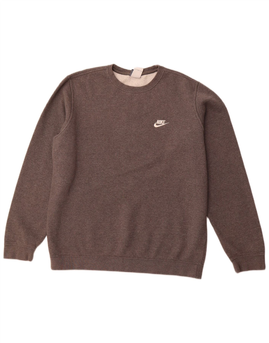 NIKE Sweat-shirt pour homme en coton gris Large