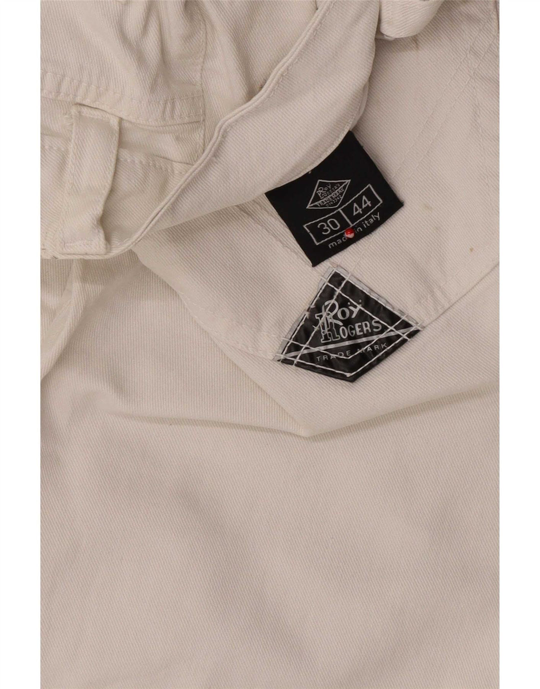 Roy Rogers Short en jean pour femme IT 44 Medium W30 Coton blanc