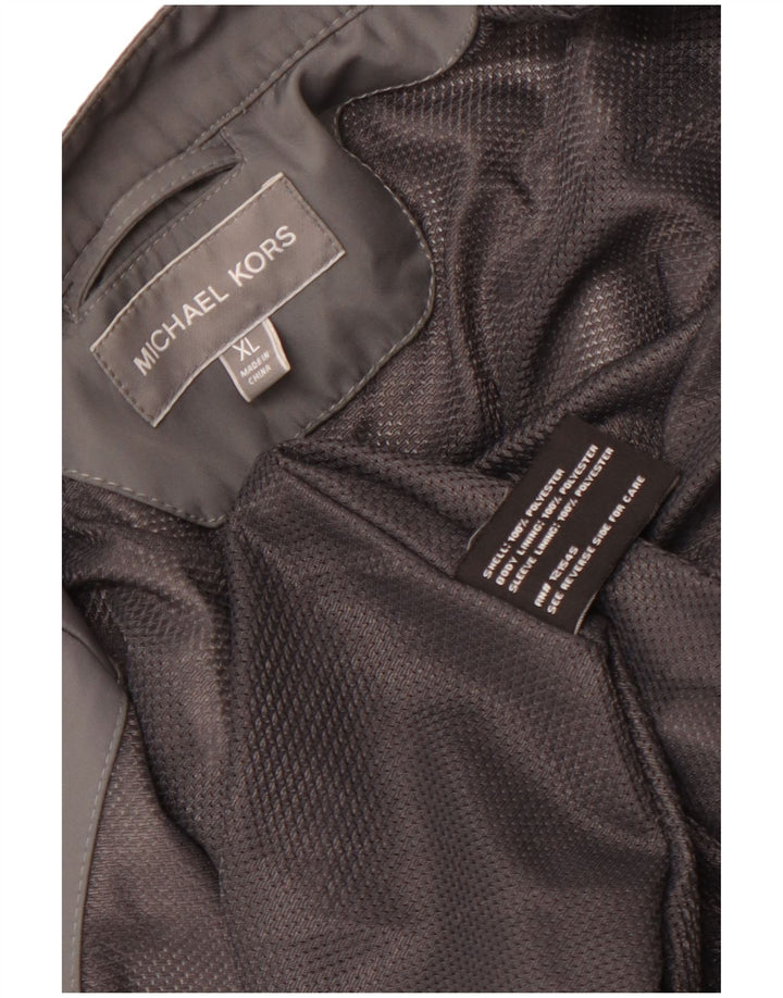 MICHAEL KORS Veste utilitaire pour hommes UK 42 XL Gris Polyester