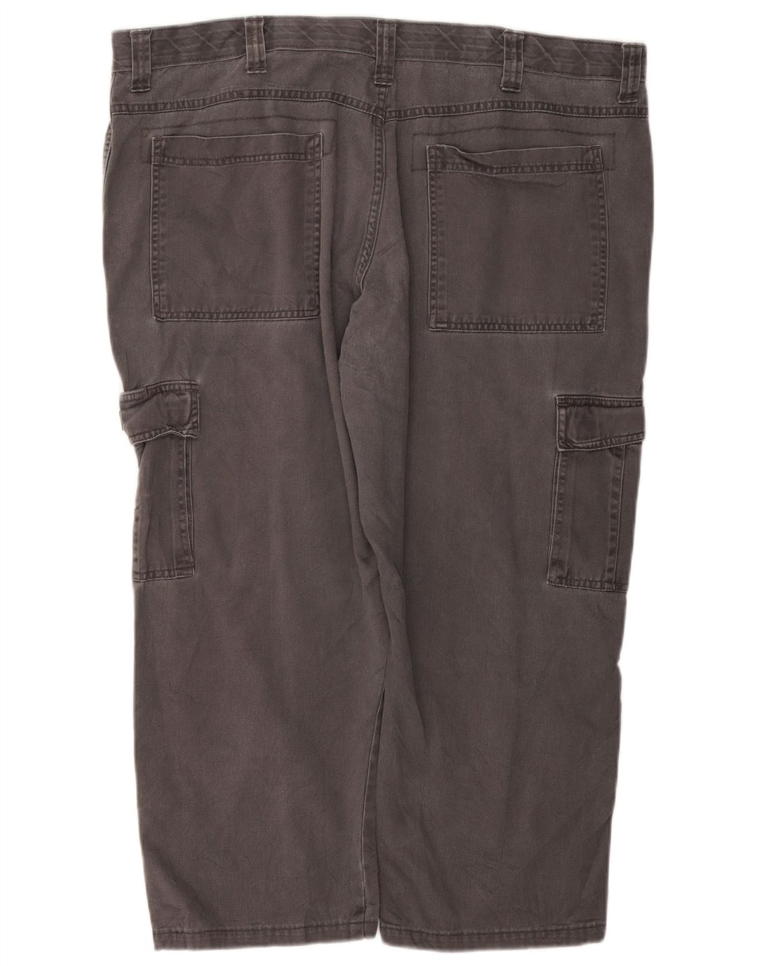 WRANGLER Pantalon court cargo droit pour homme W40 L25 Gris Coton