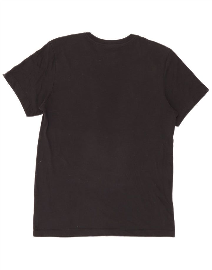 Jordan T-shirt Dri Fit pour homme en coton noir moyen