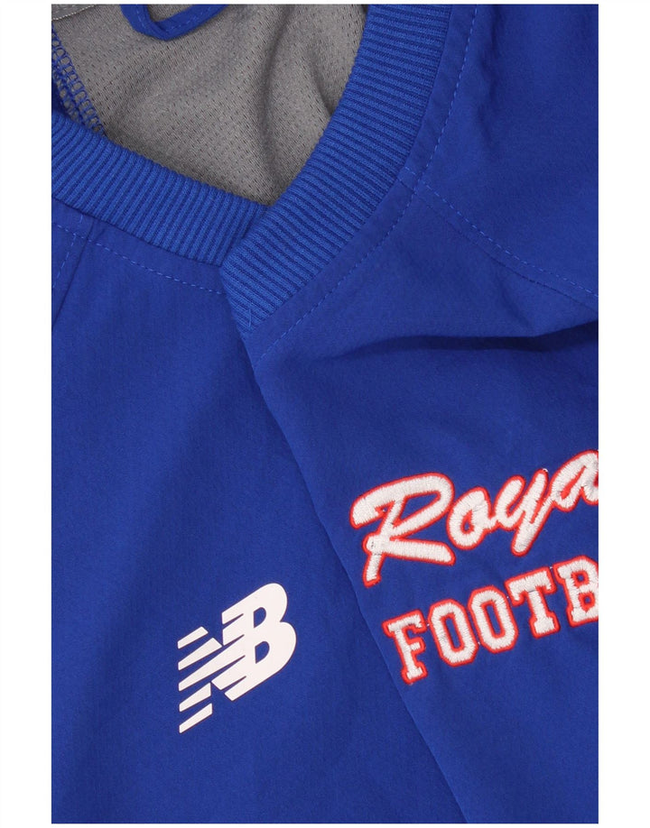 New Balance Haut de survêtement à manches courtes pour femme UK 20 2XL Bleu
