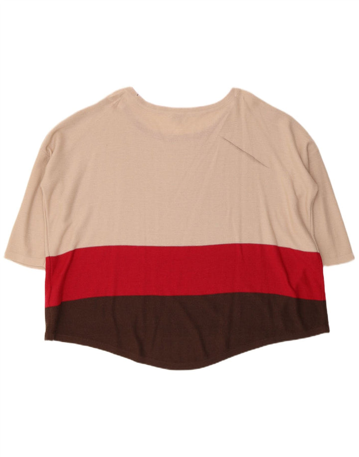 PHASE EIGHT Pull surdimensionné à col bateau pour femme UK 12 Beige moyen