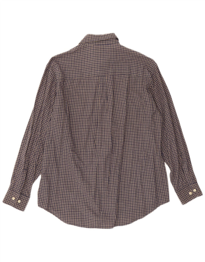 Carrera Chemise en flanelle pour homme Taille 41/42 Grand carreaux bleu marine