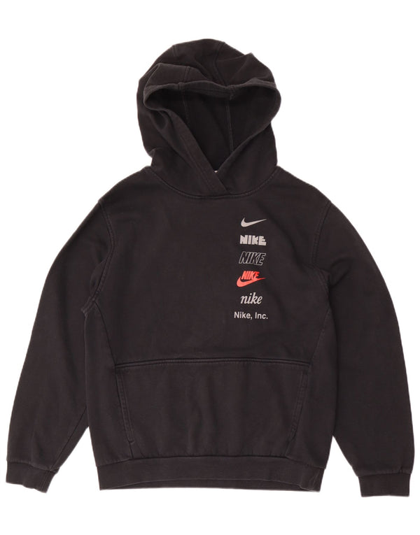 Nike Pull à capuche graphique pour garçon 13-14 ans XL Noir Coton