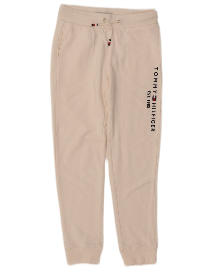 TOMMY HILFIGER Pantalon de survêtement fille 9-10 ans blanc cassé