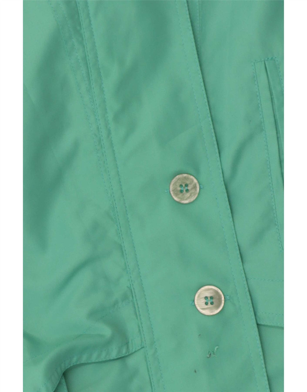 LINEAV Veste Coupe-Vent Oversize Femme IT 42 Vert Moyen Polyester