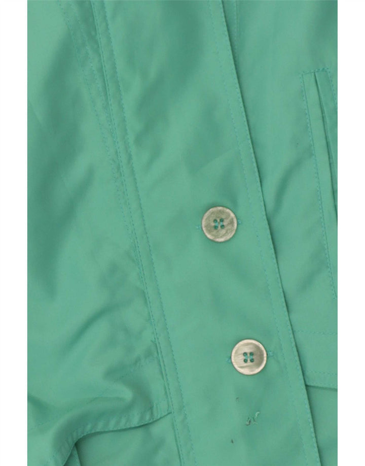 LINEAV Veste Coupe-Vent Oversize Femme IT 42 Vert Moyen Polyester
