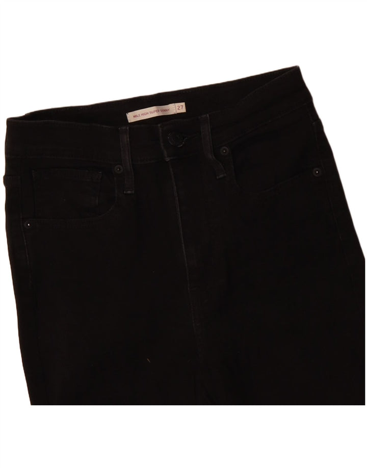 LEVI'S Jean Super Skinny Mile High Femme W27 L29 Coton Noir