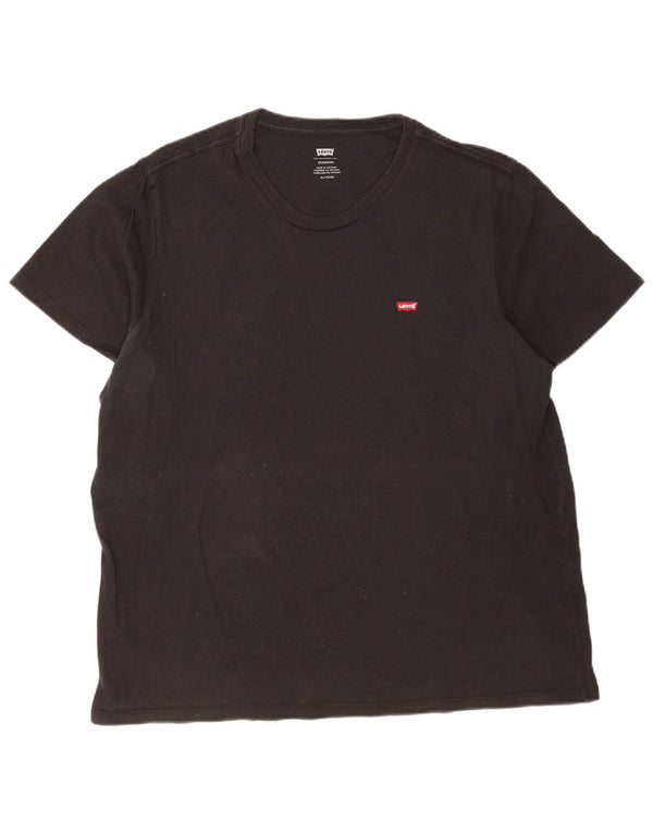 Levi's T-Shirt Coupe Standard Homme Noir XL Coton