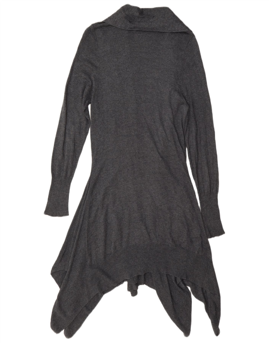 Marks & Spencer Pull cardigan asymétrique pour femme UK 14 Gris moyen