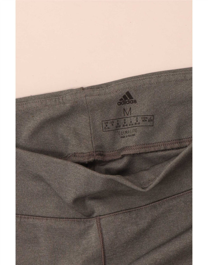 Adidas Climalite Leggings UK 12/14 Gris Moyen Femme