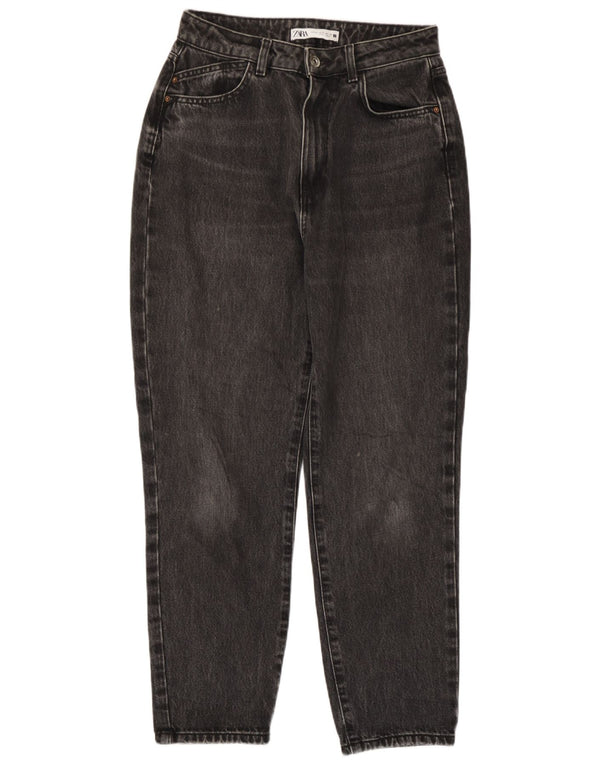 Zara Jean fuselé taille haute pour femme EU 38 Small W28 L27 Gris
