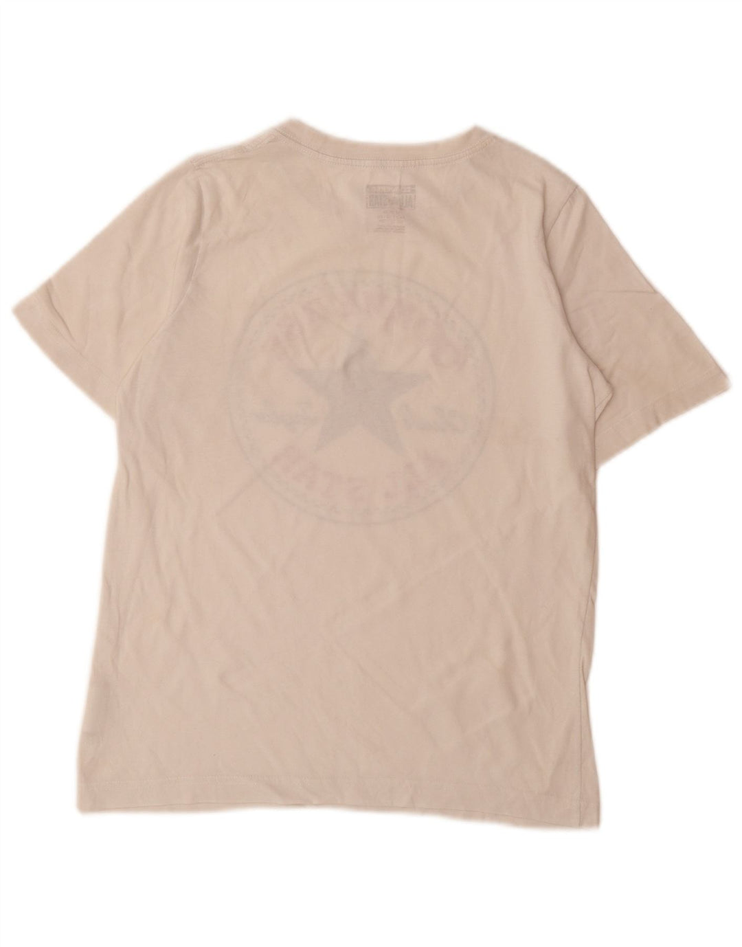 CONVERSE T-Shirt Graphique Garçon 10-11 ans Coton Blanc Moyen